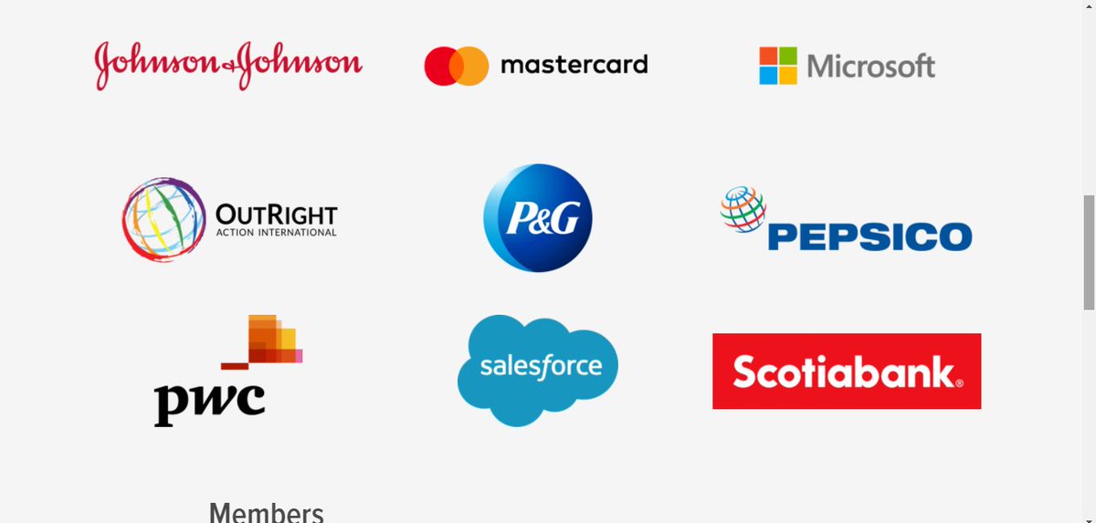 YPinfo101's tweet photo. 4. Founding Members of the PGLE include, Deutsche Bank, Mastercard & #Microsoft . Members include, #Stonewall, #HumanRightsCampaign, #Glaad & #Ilga. We will continue to add information about #ESG policies to this thread.
https://t.co/D0jYr8ySfW https://t.co/jAETCRaGPH