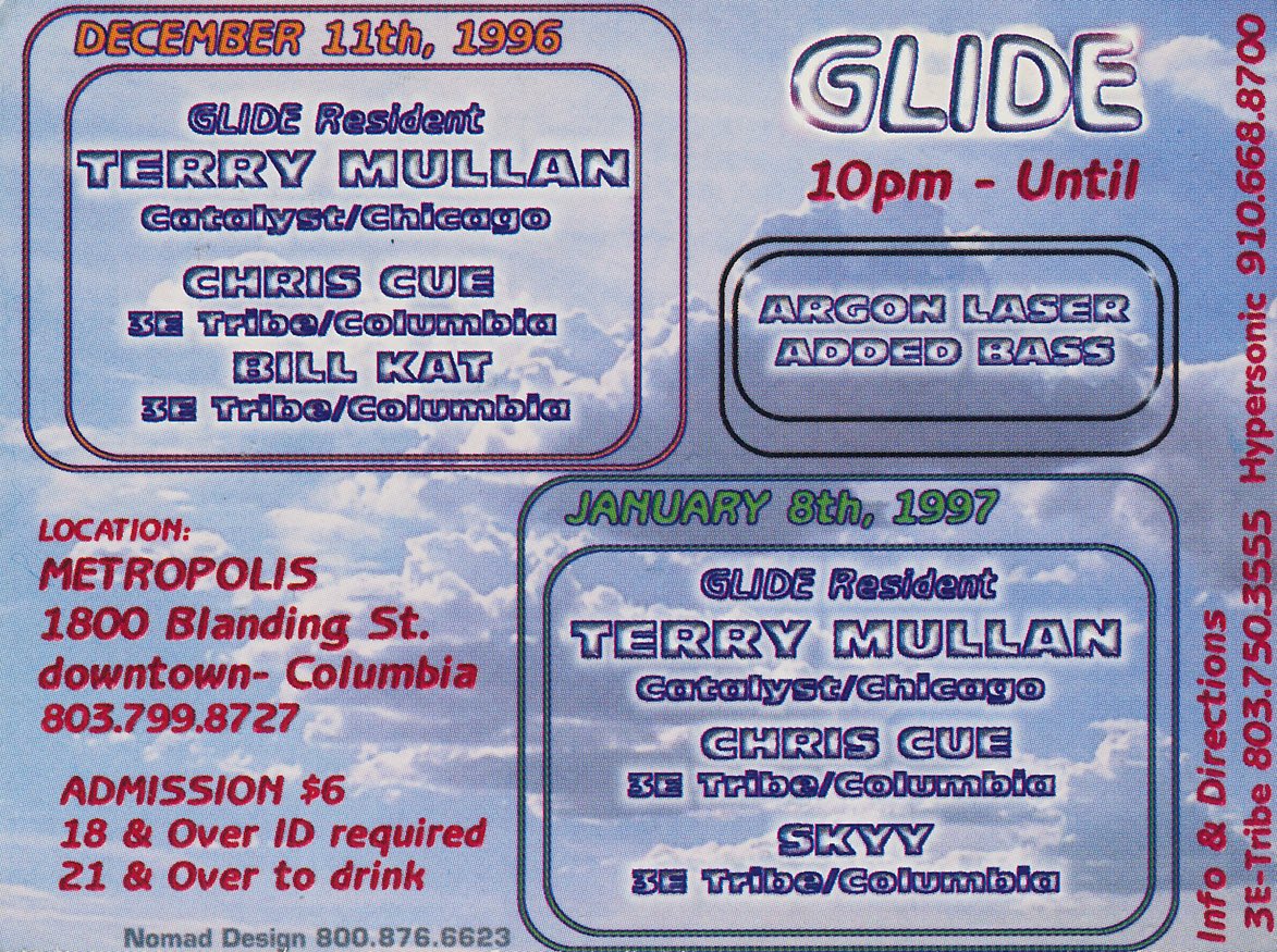 #columbia #southcarolina #sc #rave #serave #clubflyer #flyer #raveflyer #1990s #nineteenninetysix #nightlife #nightlifeflyer #babylon #terrymullan #chriscue #billkat #skyy #metropolis #catalyst #3etribe #hypersonic