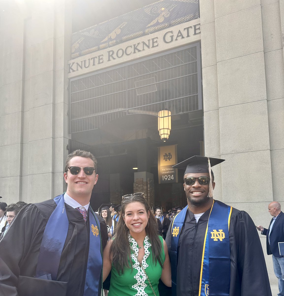 It was the privilege of my life to recruit these guys and watch them graduate. I am so proud 🤩🎉  <a href="/HowardCrossIII/">Howard Cross III</a> <a href="/NaNaOsafo2/">NaNa Osafo-Mensah</a> <a href="/IFoskey/">Isaiah Fos🔑</a> <a href="/Ehrensberger_/">Alexander Ehrensberger</a>