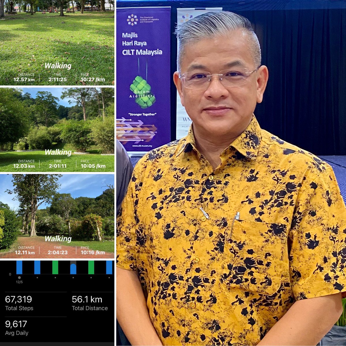 MejChang's tweet photo. 67,319 steps (56.1 km) for the week ✅
#LovePenang #Penang2030 #XPressFeeders #AKShipping #AKAcademy #AKFam #LogM #LogMJLC #PakarLogistik #Logistician #WomenLogistician #ChangKahLoon #曾家麟 #黄佳宓 #物流師 #LifelongLearning #Maritime #Logistics #SupplyChain #HealthyLifeStyle https://t.co/Y59FuFEqdI