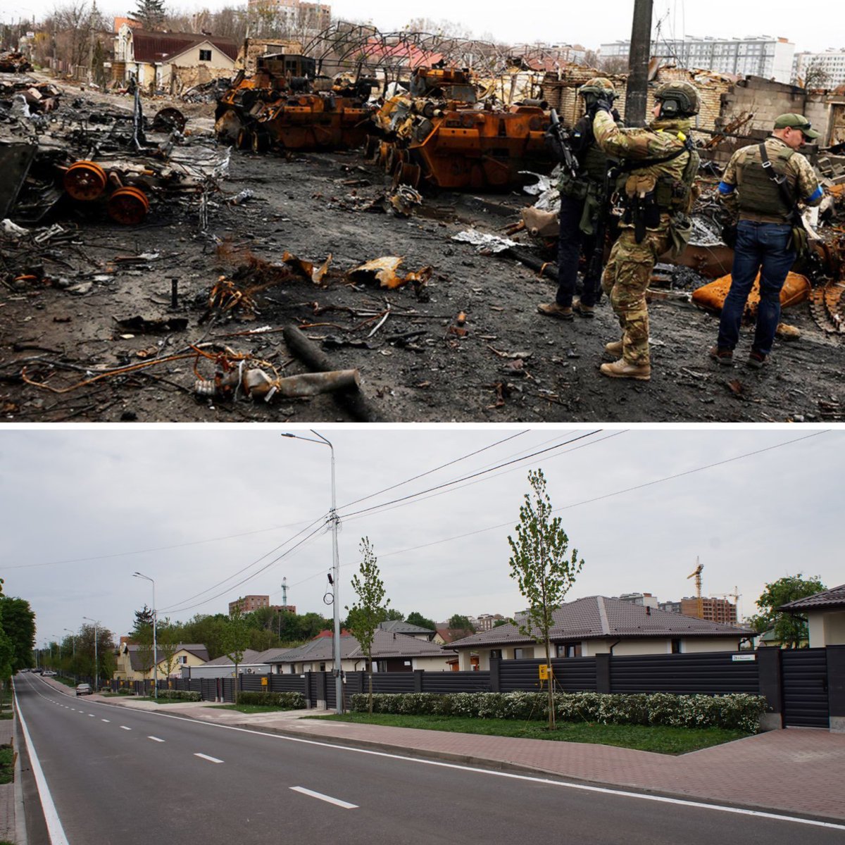 TheDeadDistrict's tweet photo. Restored Bucha.
#Bucha #Ukraine https://t.co/RqHVpz3S1p