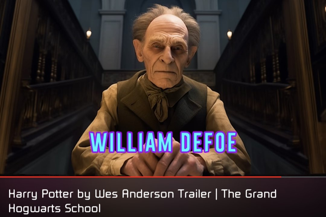 LitMadHatter's tweet photo. WILLIAM DEFOE omg
He looks very similar to #WillemDafoe, maybe he is his Stunt Double 

@rWesAnderson #WesAnderson #willemdafoe #willamdefoe #AI #parody https://t.co/8XfsLflkSs