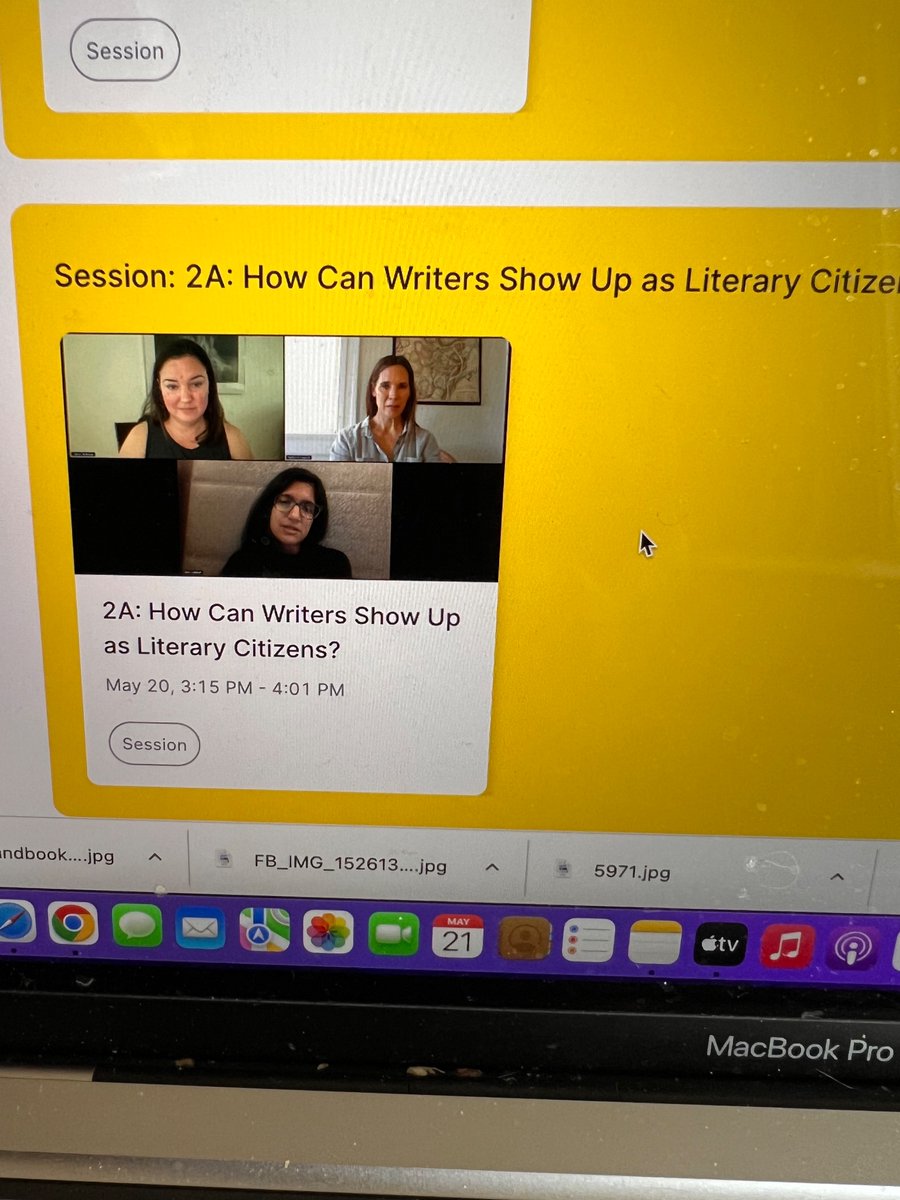 I got to moderate my first panel at a conference yesterday and it was SO much fun!! Thank you to <a href="/GrubWriters/">GrubStreet</a>, <a href="/Kfauss/">Katherine Fausset</a> , and <a href="/agentsaba/">Saba Sulaiman</a> for this awesome experience! I love nerding out about books and publishing! #muse23 #nerdatheart