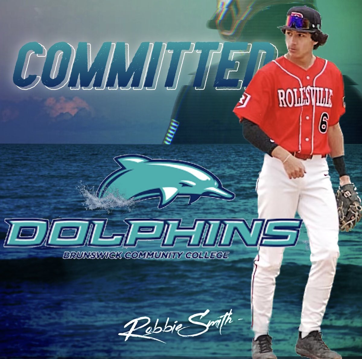 Robbie Smith (@robbies23521840) on Twitter photo I am extremely blessed to announce my commitment to Brunswick CC to continue my baseball and academic career. I would like to thank my parents, coaches and teammates that have helped me through this process.
<a href="/RolesvilleBSB/">Rolesville Baseball</a> <a href="/sox_carolina/">Carolina White Sox</a> <a href="/bcc_dolphins/">BCC Dolphins</a> I am extremely blessed to announce my commitment to Brunswick CC to continue my baseball and academic career. I would like to thank my parents, coaches and teammates that have helped me through this process.
<a href="/RolesvilleBSB/">Rolesville Baseball</a> <a href="/sox_carolina/">Carolina White Sox</a> <a href="/bcc_dolphins/">BCC Dolphins</a>