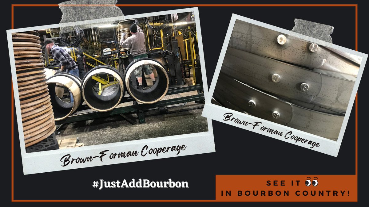 See it in #BourbonCountry  👀
📷: @brownforman Cooperage in Louisville, Ky. | @coopers_craft 
.
.
#brownformancooperage #cooperage #cooperscraft #justaddbourbon #bourbon #kybourbon #travelky #bourbonstate #bourbontime #bourbonlife #bourbonlove #bourbononmymind #whiskeyweekend