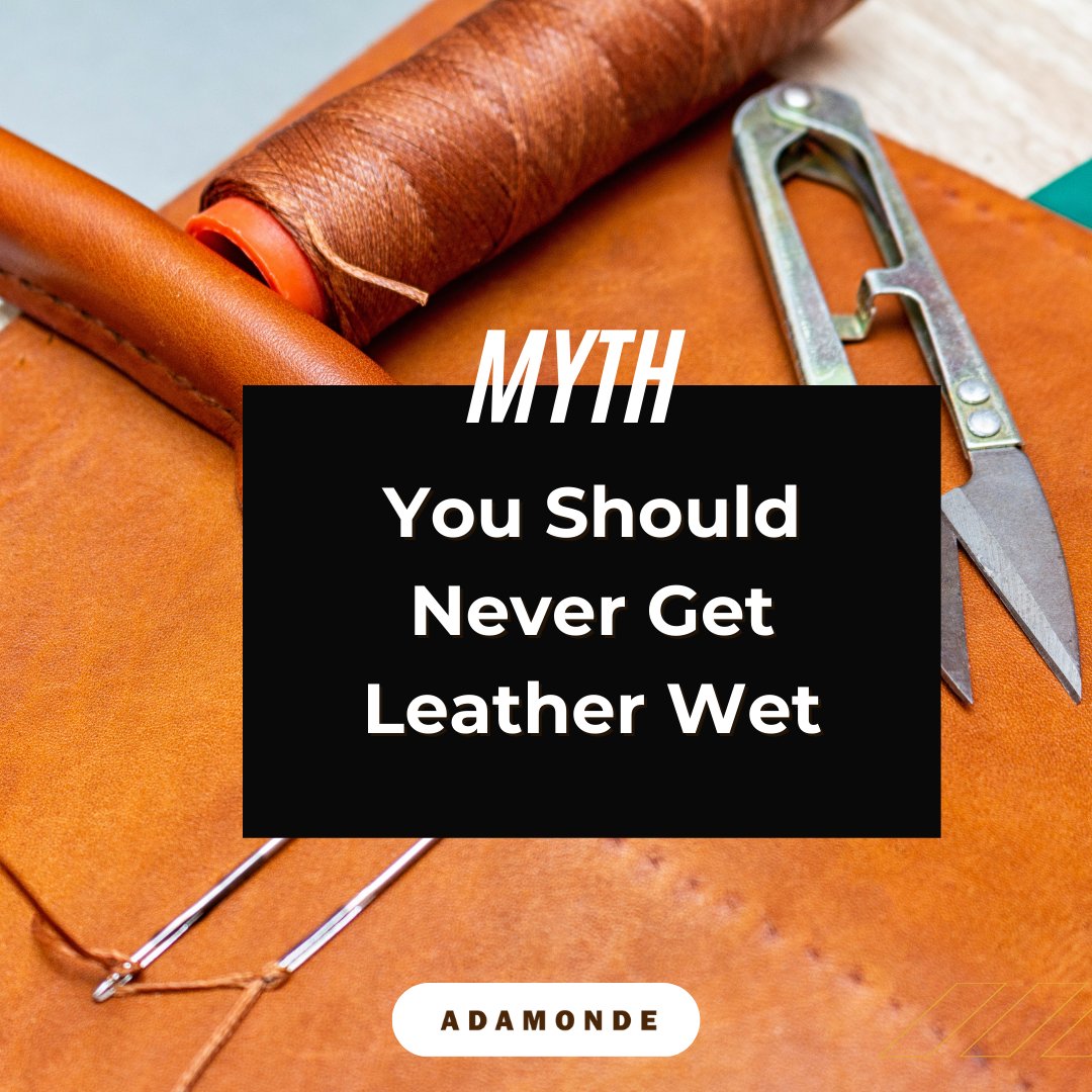 Fact: 
 it is not true that leather should never come into contact with water. Some types of leather are designed to be water-resistant.

If your leather gets wet, the best thing to do is to dry it as quickly as possible. 

#leatherbags #leatherbagshop #leatherhandbags