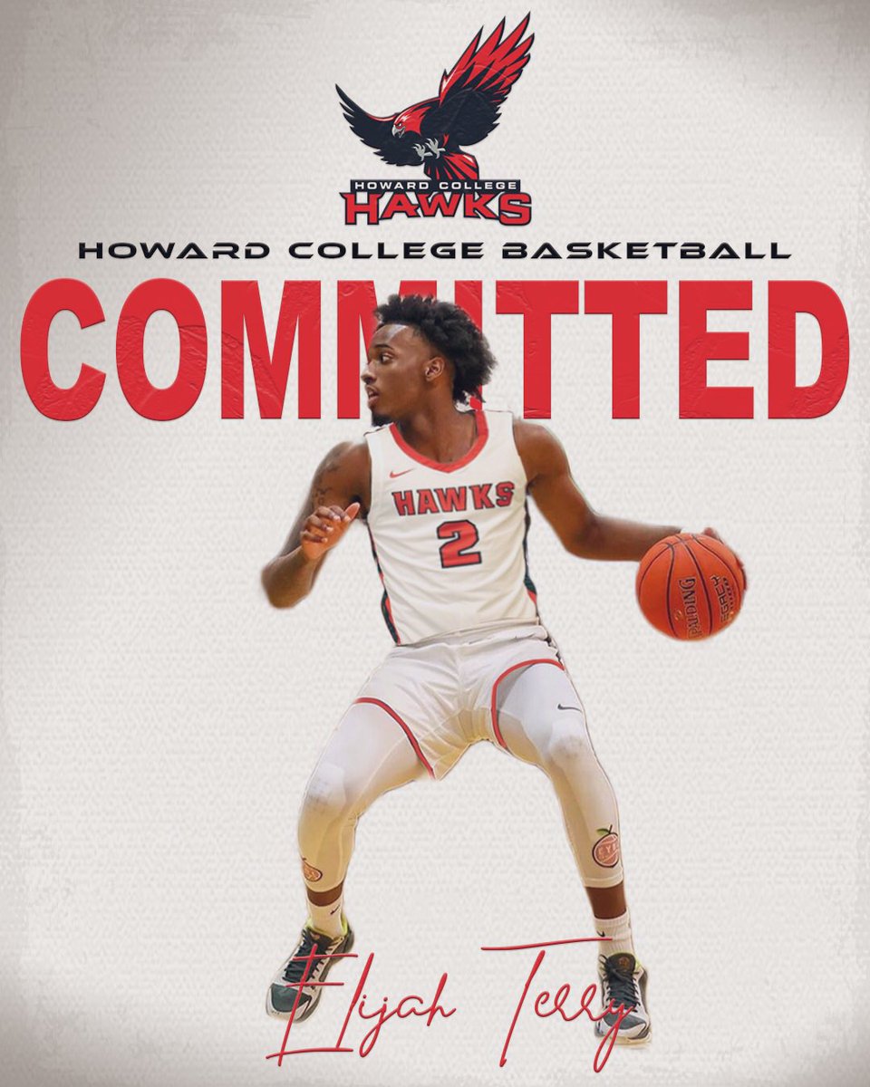 Elijah Terry✝️ (@elijahterry211) on Twitter photo I would like to thank all the coaches that recruited me !! I’M 100% COMMITTED <a href="/HowardHoops/">Howard College Men's Basketball</a> <a href="/CoachCooper_/">Kyle Cooper</a> LET’S WORK 💯🔴 I would like to thank all the coaches that recruited me !! I’M 100% COMMITTED <a href="/HowardHoops/">Howard College Men's Basketball</a> <a href="/CoachCooper_/">Kyle Cooper</a> LET’S WORK 💯🔴