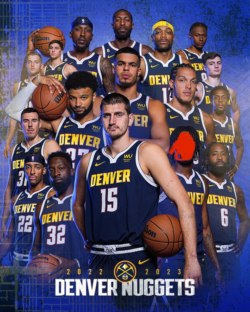 Just a reminder this 2023 Denver Nuggets team had:

No MVPs
No All-Defense players
No 1st team all-NBA players
No COTY
No EOTY
No 6MOY
No ROY
1 2nd team all-NBA player
1 All-Star

Greatest underdog story in NBA history. 

I hope the apology is as loud as the disrespect.