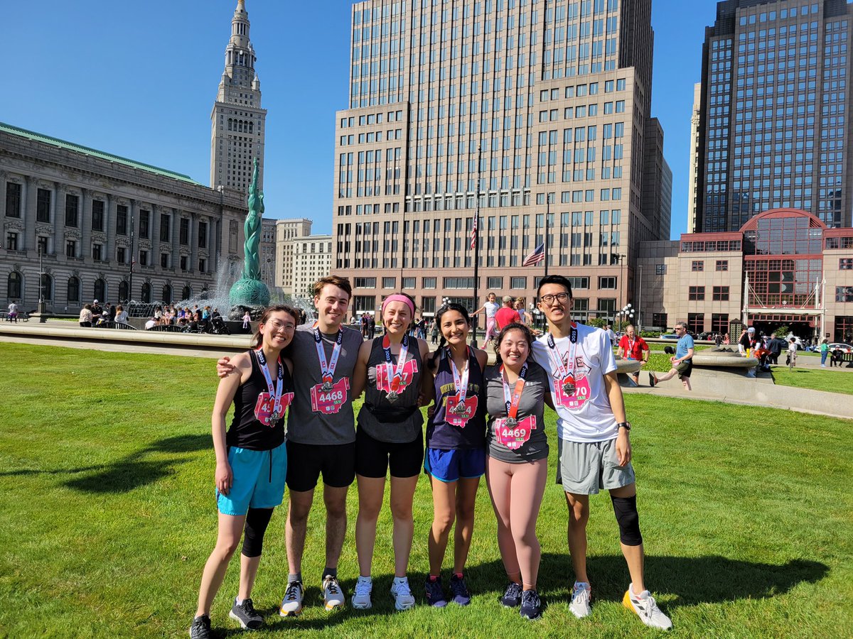 Rachel Schafer, MPH (@rachelschafer26) on Twitter photo The M3 class @CleClinicLCM was representing at the Cleveland Half Marathon! Could not have asked for a better group to do this with 🤗 <a href="/monica_nair_/">Monica Nair</a> <a href="/JuliaJoo4/">Julia Joo, MD, MPH</a> <a href="/KevKFung/">Kevin Fung</a> @farrahgao The M3 class @CleClinicLCM was representing at the Cleveland Half Marathon! Could not have asked for a better group to do this with 🤗 <a href="/monica_nair_/">Monica Nair</a> <a href="/JuliaJoo4/">Julia Joo, MD, MPH</a> <a href="/KevKFung/">Kevin Fung</a> @farrahgao
