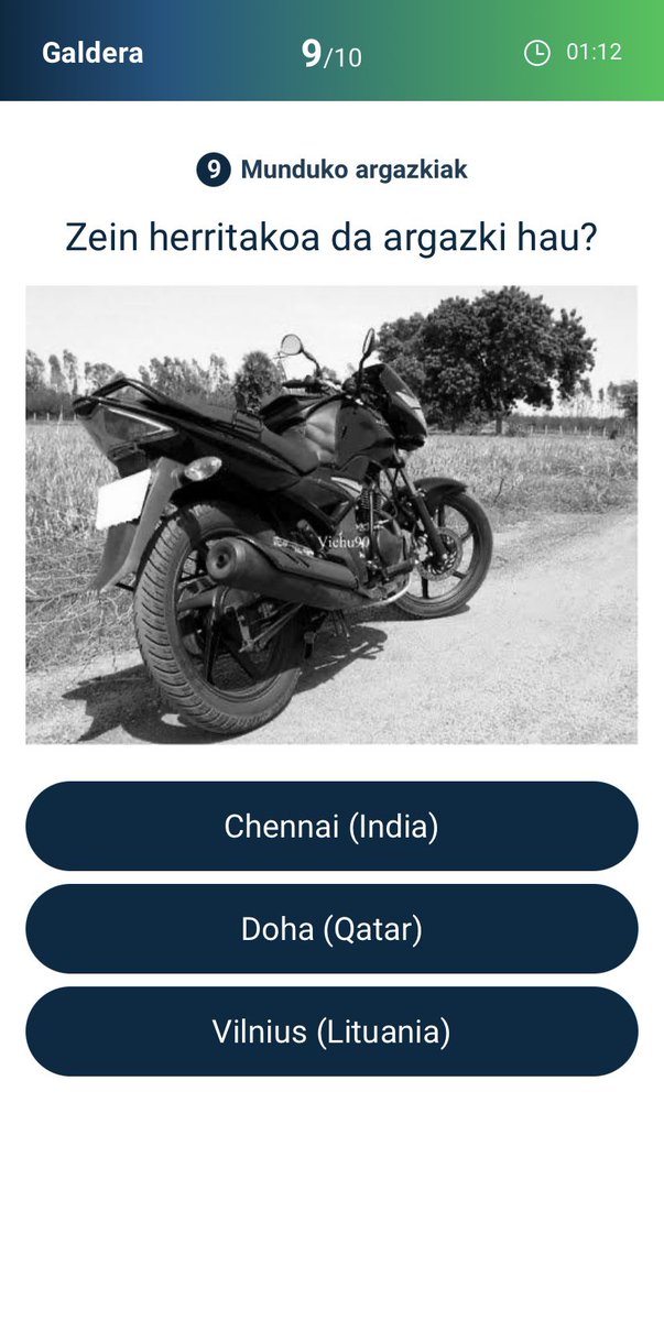 Matrikula estalita gainera!
<a href="/eguneanbehin/">Egunean Behin</a> #eguneanbehin