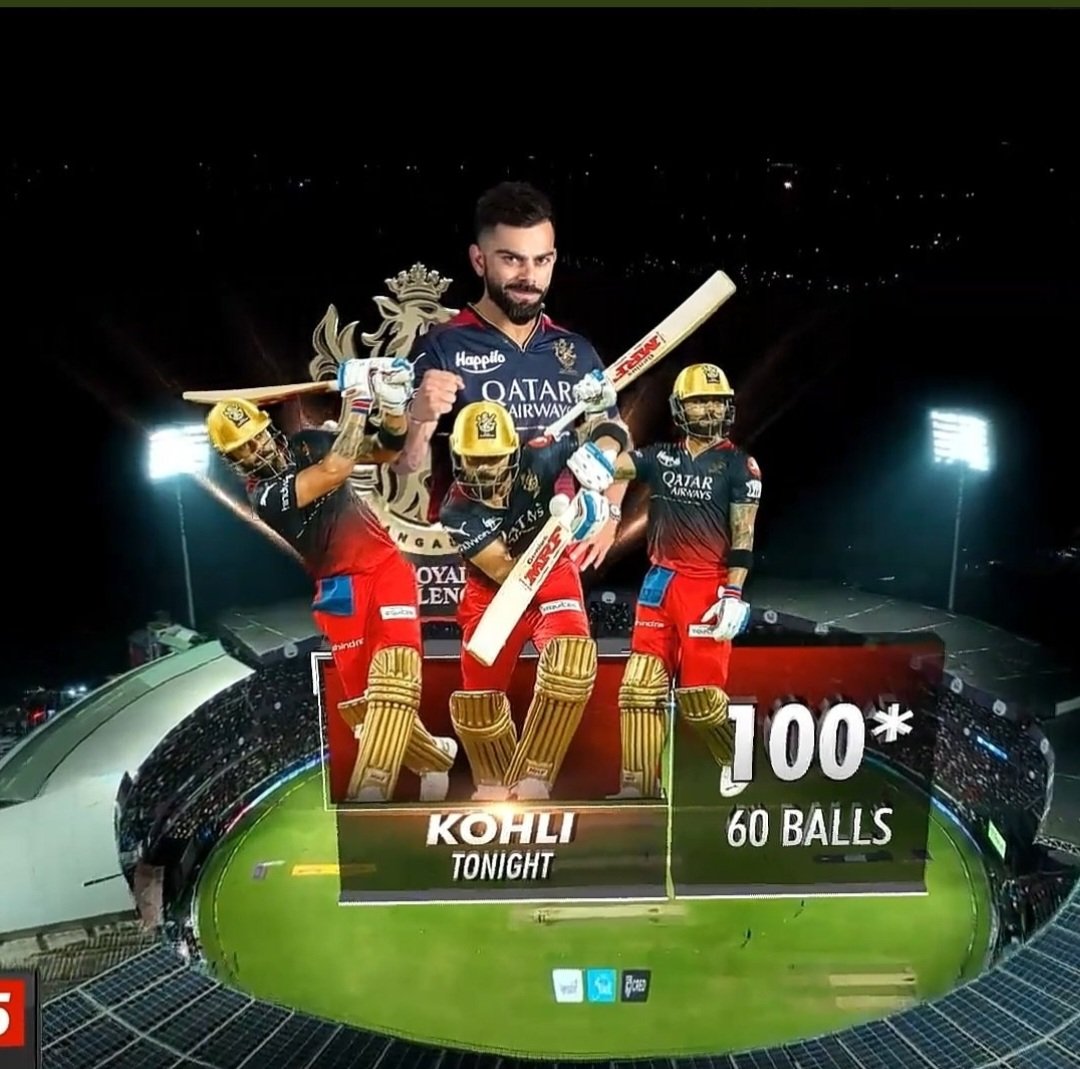 Malleshdatrika1's tweet photo. Maesto innings @imVkohli  back to back centuries .powerful strokes , phenomenol batting @IPL  #RCBvGT @BCCI #banglorerains #banglore https://t.co/tFca5cNpyG