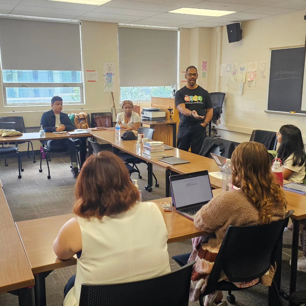 Eric Marsh Sr (@marshericsr) on Twitter photo Such an honor to speak to student interns of the Down Jones News Fund on Audience and Community Engagement, and our work at WHYY.
Thank you Sarah Landwehr and Victoria St Martin.
<a href="/DowJones/">Dow Jones</a> <a href="/OwlsJournalism/">Department of Journalism - Temple University</a> <a href="/TUKleincollege/">Klein College</a> <a href="/SarahLandwehr/">Sarah Landwehr</a> <a href="/whyy/">WHYY</a> #WHYYNICE Such an honor to speak to student interns of the Down Jones News Fund on Audience and Community Engagement, and our work at WHYY.
Thank you Sarah Landwehr and Victoria St Martin.
<a href="/DowJones/">Dow Jones</a> <a href="/OwlsJournalism/">Department of Journalism - Temple University</a> <a href="/TUKleincollege/">Klein College</a> <a href="/SarahLandwehr/">Sarah Landwehr</a> <a href="/whyy/">WHYY</a> #WHYYNICE
