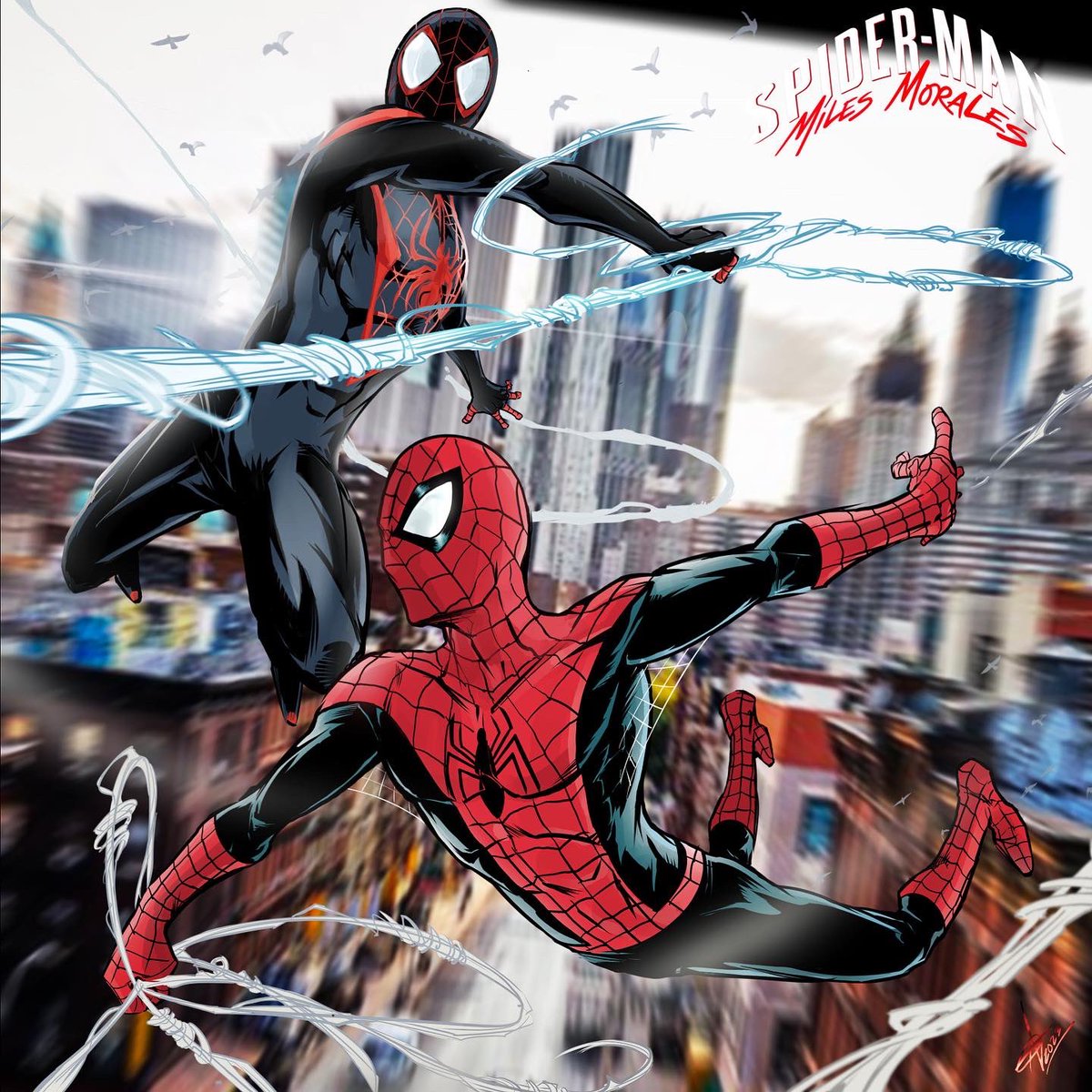 Ctrigger101's tweet image. Peter and miles #spiderman #milesmorales #MarvelComics #procreateart #freelancer #DigitalArtist #ComicArt #digitalcomics