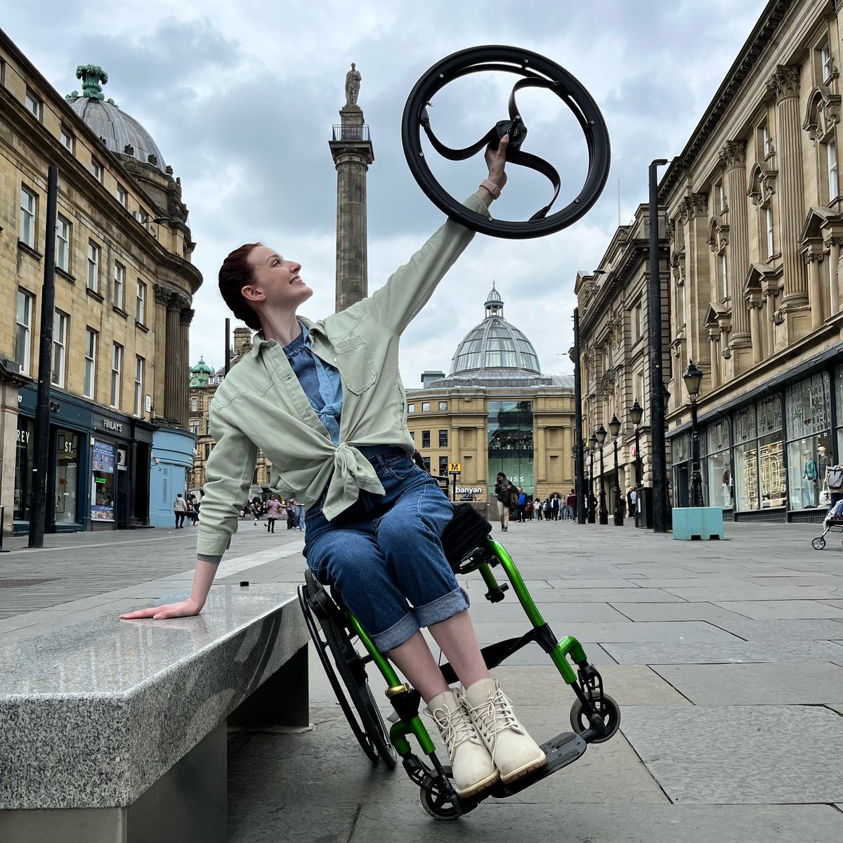 New pose alert 🛞 

#WheelchairUser #DisabledModel #AccessAdvisor #Newcastle