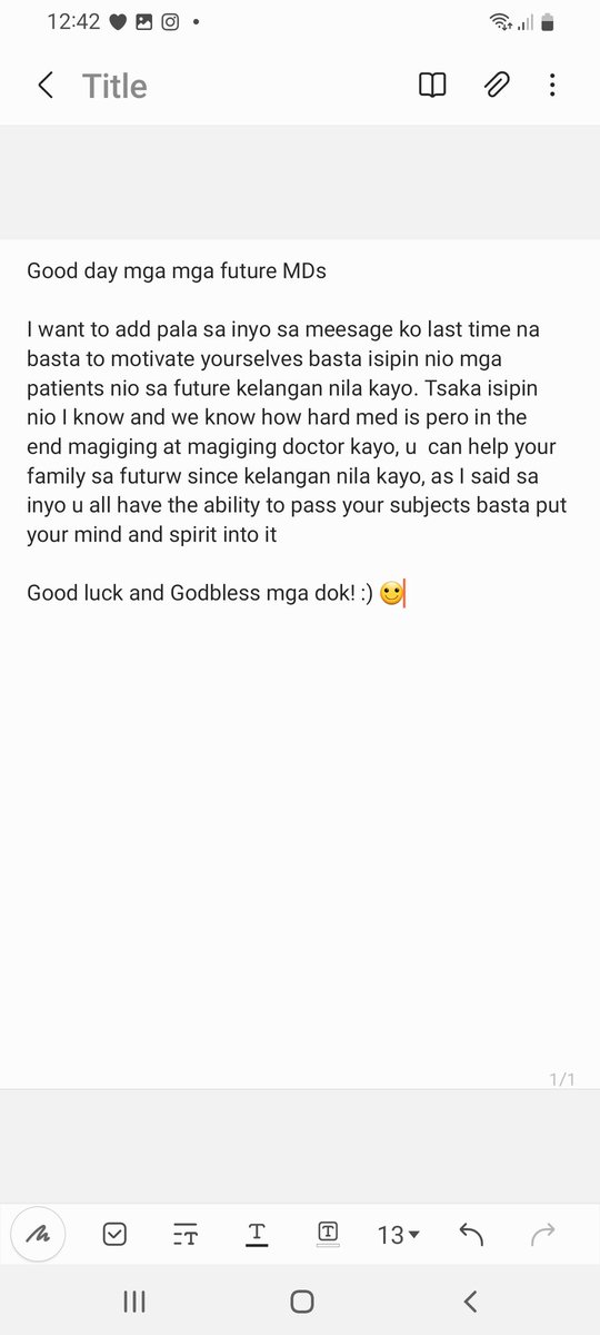 PPCMD2's tweet photo. PS midterm pahabol message π
#medtwitterPH
#medtwt
#medschoolph
#medstudentPH
#studytwtph https://t.co/pAc2fPvkYW