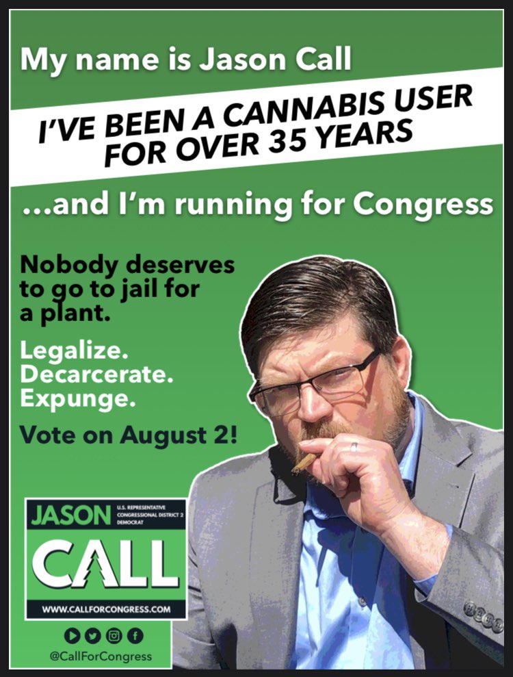 Jason Call WA02 Green Party candidate 2024 (CallForCongress) / Twitter