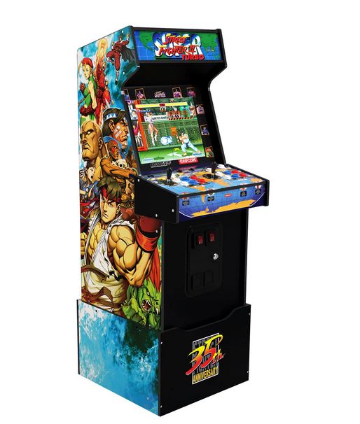 Capcom Legacy 35th Anniversary Arcade Game14-n-1 Shinku Hadoken Edition, Arcade1Up $379 via Walmart (Walmart+ Eligible). ow.ly/AOT550OsPss