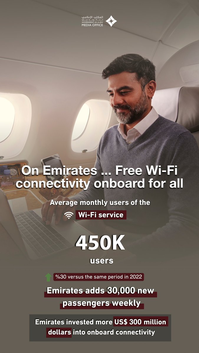 Dubai Media Office on Twitter "On Emirates Free WiFi