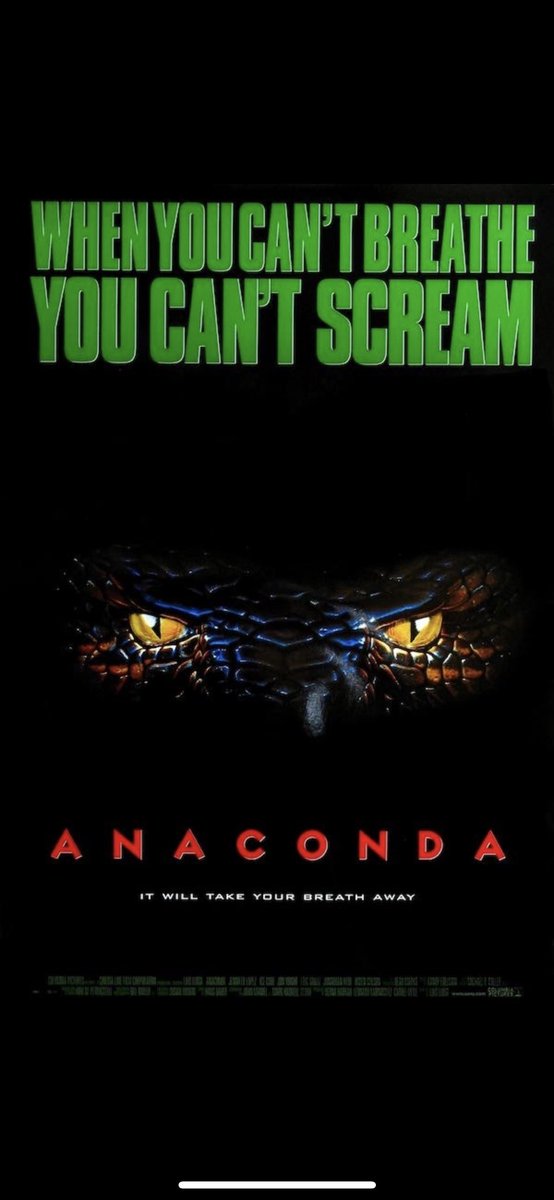 Spookifyer's tweet image. Some horror movies that came out in 1997 #horror #horrormovie #scream2 #anaconda #iknowwhatyoudidlastsummer #eventhorizon