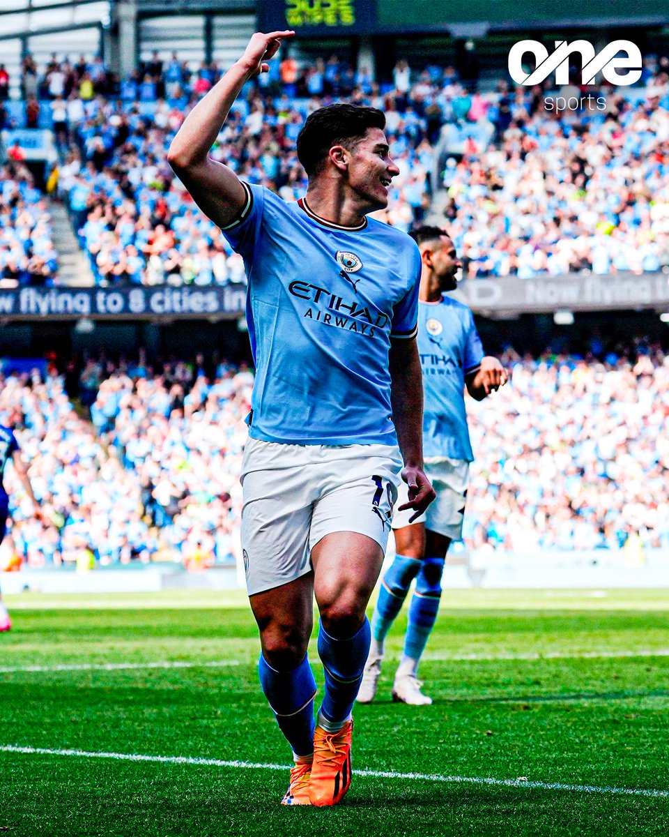 onesportsbr's tweet photo. Maiores artilheiros de clubes da Premier League na temporada 2022/23:

▫️ 52 - Erling Haaland
▫️ 30 - Mohamed Salah
▫️ 30 - Harry Kane
▫️ 29 - Marcus Rashford
▫️ 21 - Ivan Toney
▫️ 18 - Callum Wilson
▪️ 17 - Julián Álvarez 

Dois citizens na lista! 🔵

#PremierLeagueNaESPN https://t.co/2kh0qWR27W