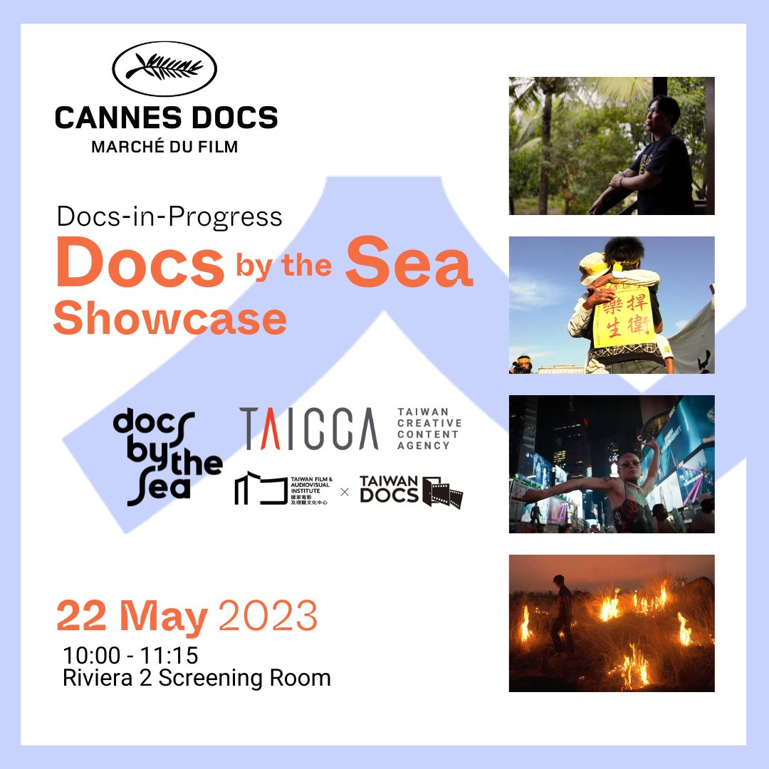 mdf_cannes's tweet photo. #CannesDocs | Docs-in-Progress 🔍 Attend the #DocsInProgress showcase TOMORROW presented by our partners #DocsbytheSea, @TAICCA_Official, @TFAI_TW and #TaiwanDocs 🕒 Monday 22 May | 10:00-11:15 📍 Riviera 2 Screening Room https://t.co/2agDjhJzY7