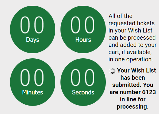 Well, one hour later and I haven't even moved 1000 spots. Looks like this is my view until 7pm... #GenCon #GenConIndy