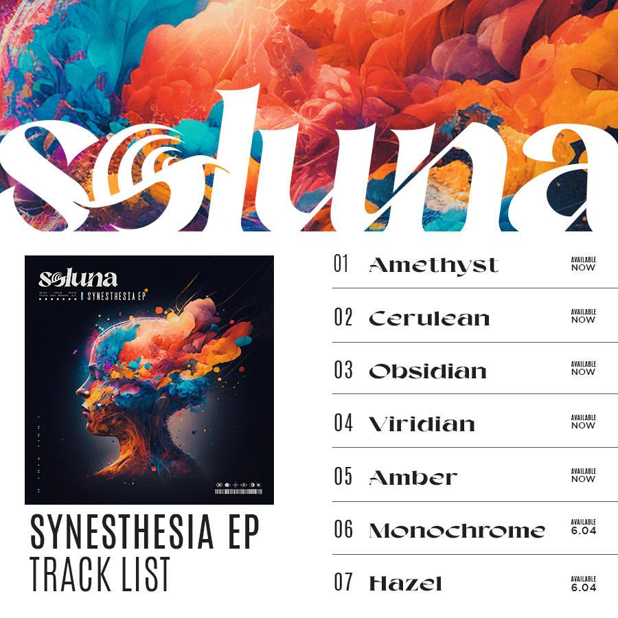 Solunabandil's tweet photo. It’s finally on its way! 🥳🎆 Our debut EP “Synesthesia” drops 06/04/2023. #newalbum #comingsoon #getready https://t.co/7zMXeAKlmp