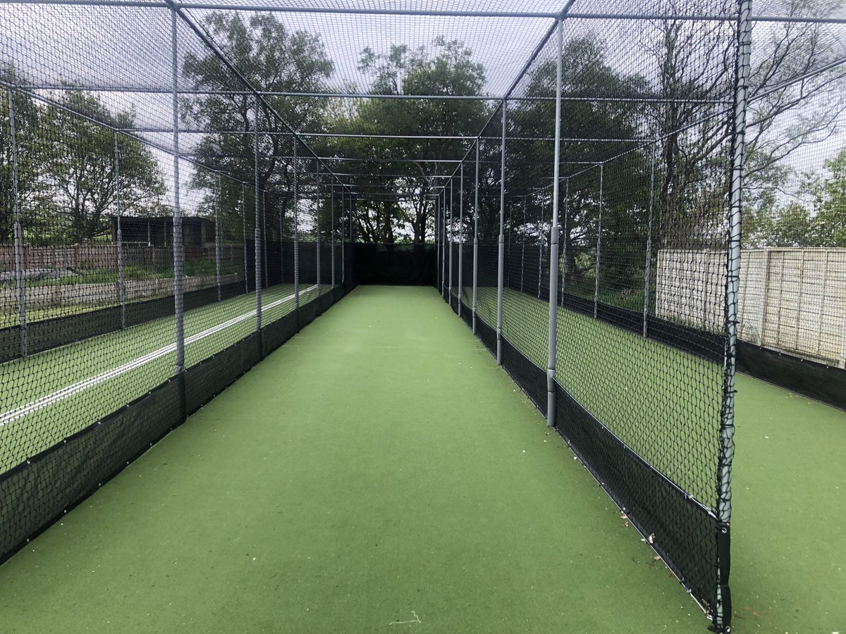 Final visit today to sign off on @CannockCC new net facility. Players and club pretty happy with with the install now it’s time to play. Get grants with @BlindSummSports and enhance your club, attracts new players young and old as well as improving your performance on the field.