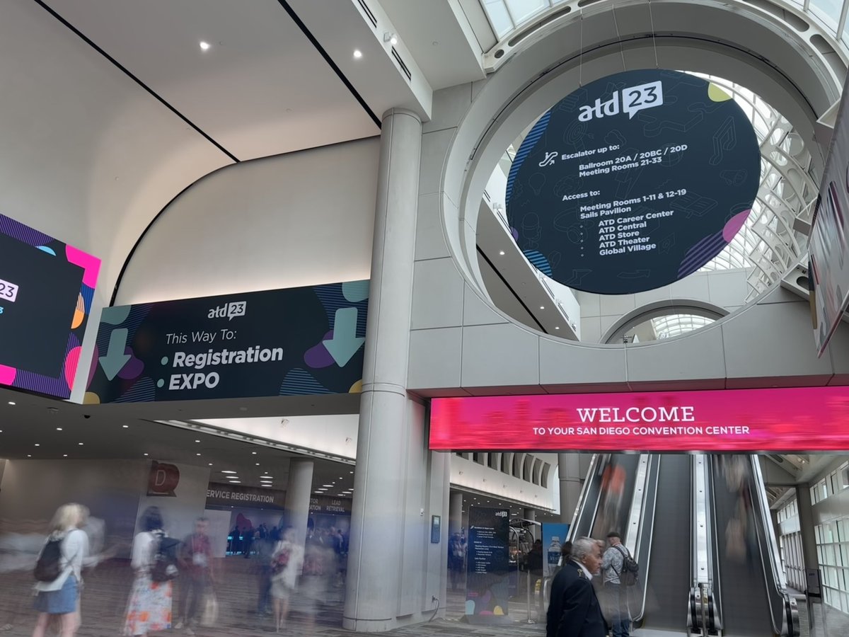 #RT <a href="/atd/">Association for Talent Development (ATD)</a>: GOOD MORNING to all our #ATD23 attendees! Whether you're joining us in San Diego, or from around the globe for our #virtual experience, we're excited to learn, network, and get this party started!

#WorldThatWorksBetter