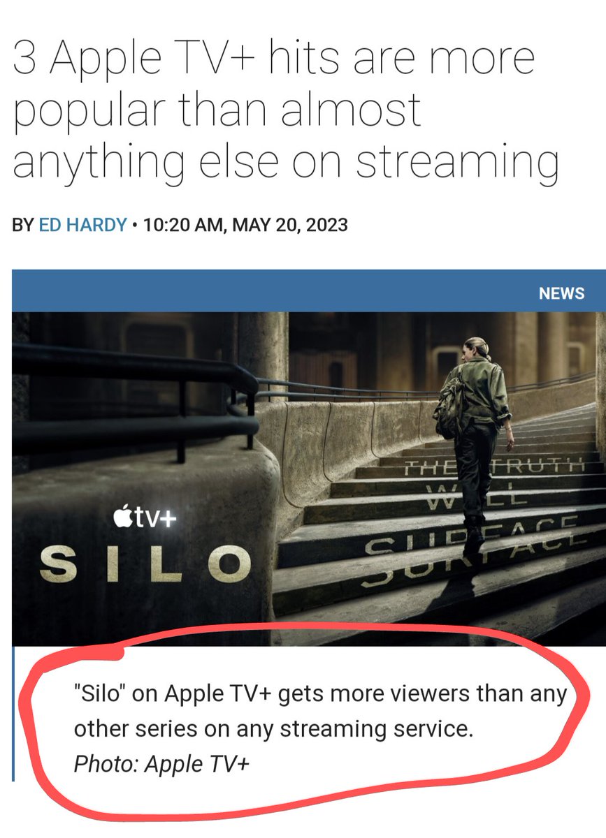 Whoa. 🤯🙏🥳

#Silo #AppleTVPlus