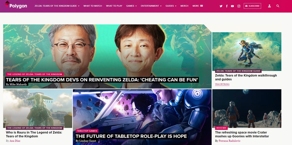 As of Monday, it is available on the site, and visible from the tabletop gaming section, but no longer “above the fold” or immediately visible on the front page of Polygon.

Read more 👉 lttr.ai/AB6gE

#ttrpg