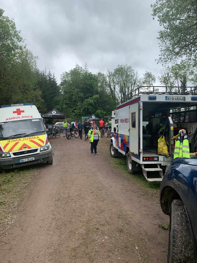 Today we were out covering the Irish Cross Country Mountain bike series in Glensaskin woods,Kilworth. Great day,weather obliged and just a few scrapes.