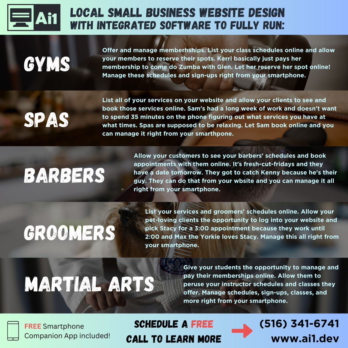 Ai1Development's tweet photo. 🖥️ In addition to helping you be found by some of the 8.5 billion web searches daily, a good website can prove to be an incredible investment with a luxury suite of benefits for you &amp; your customers.

#web #website #develop #developer #design #designer #smallbusiness #smb #local https://t.co/CvpJtrkb8s