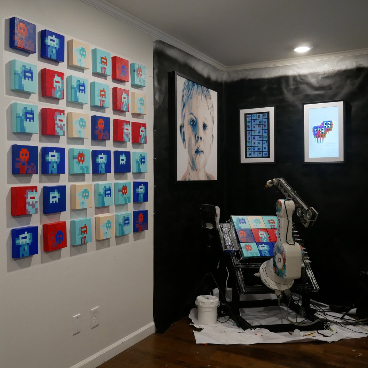 VanArman's tweet photo. Introducing byteGAN Physicals

Here's to the abundance of Art, but scarcity of NFTs. 

Details on how to get byteGAN physicals will be revealed on May 23rd, my 5 year @SuperRare Anniversary. https://t.co/dLvn9GWkRg