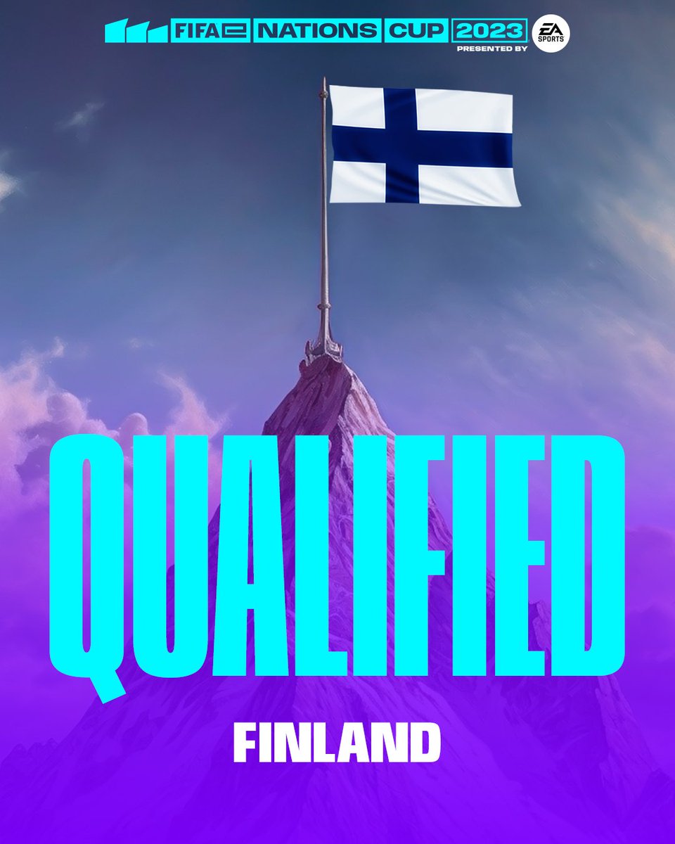 FIFAe's tweet image. Last up for Europe...   

Finland 🇫🇮

Congratulations on qualifying for the #FeNC 2023!