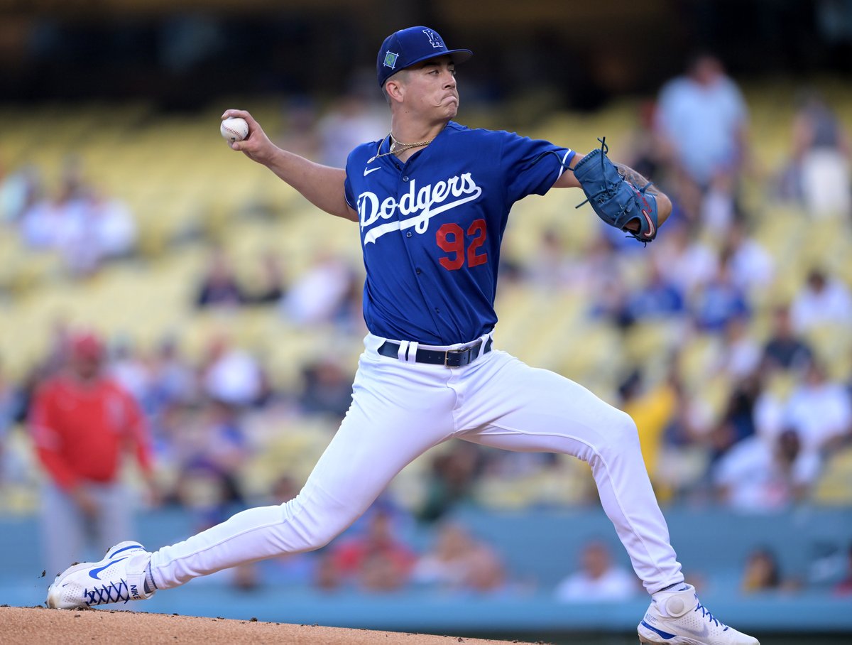 The Dodgers are calling up their top prospect, Bobby Miller, to start Tuesday vs. Spencer Strider and the Braves (via <a href="/Russ_Dorsey1/">Russell Dorsey</a>)