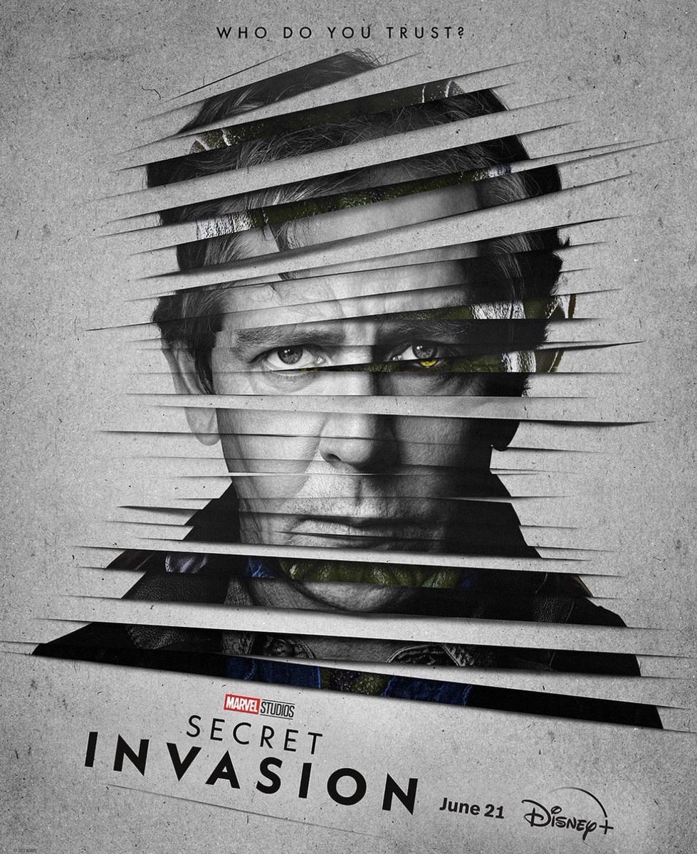 First posters for Don Cheadle and Ben Mendelsohn in ‘SECRET INVASION’.