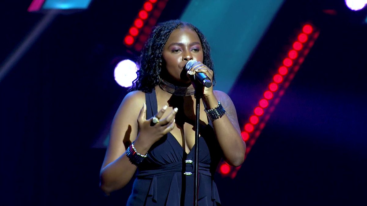 Airtel_Ug's tweet photo. Our Kenyan neighbours bring to the stage the beautiful Elizabeth Gitungo singing Isabella by Sauti Sol. She performs the song beautifully and gets a turn from Coach Locko and Yemi. She joins #teamLocko
#TheVoiceAfrica #ConnectedByAirtel https://t.co/wsOEV521sH