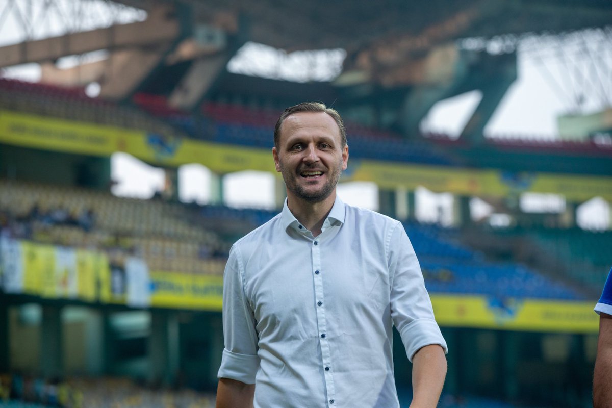 kbfcxtra's tweet photo. Rahul KP 🗣️"Ivan made huge impact on fans &amp; team, in last two seasons fans are getting hopes back because of Ivan" #KBFC @KhelNow https://t.co/EjfOS8sQwk