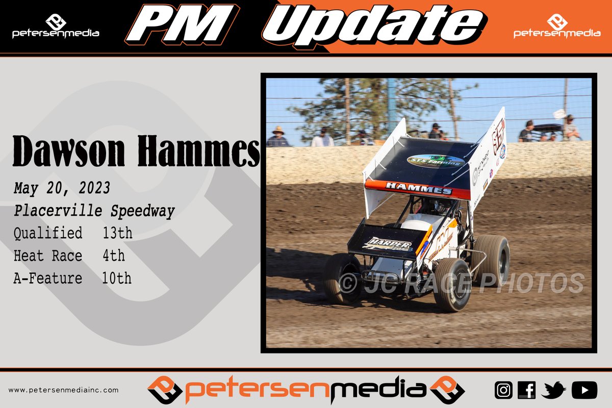 #PMUpdate 

<a href="/hammer55d/">Dawson Hammes</a>