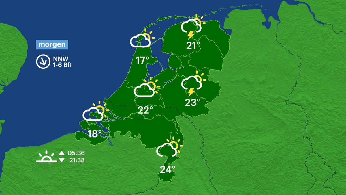 Buienradar on Twitter "Vanavond en vannacht enkele stevige regen en