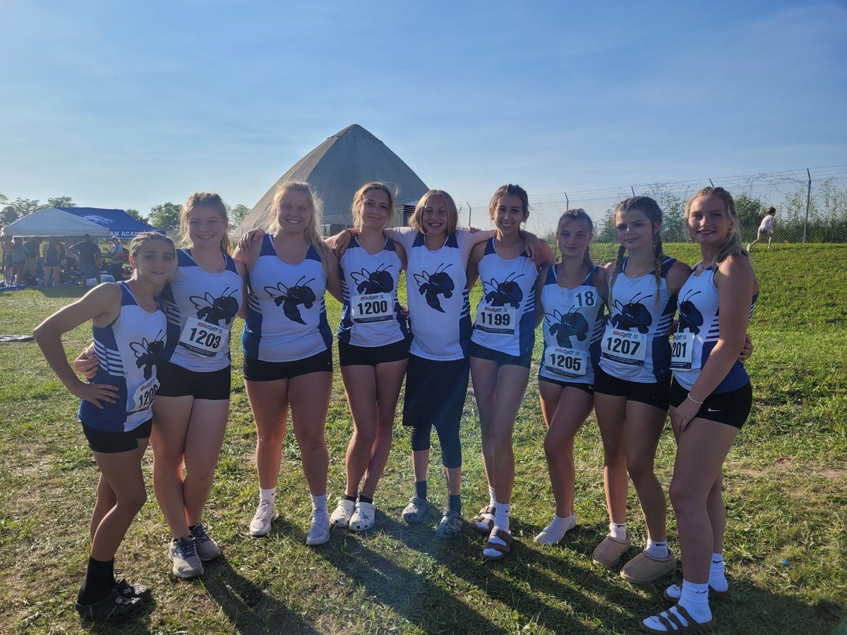 Girls with a 3rd place overall today at Region.