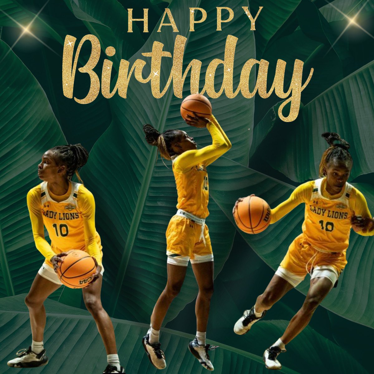 Wishing a very Happy Birthday to Sr. Guard Jaylen Huderson! Have a great day!!!
#HappyBirthday🎉🎊 #LionUp💚💛🦁
