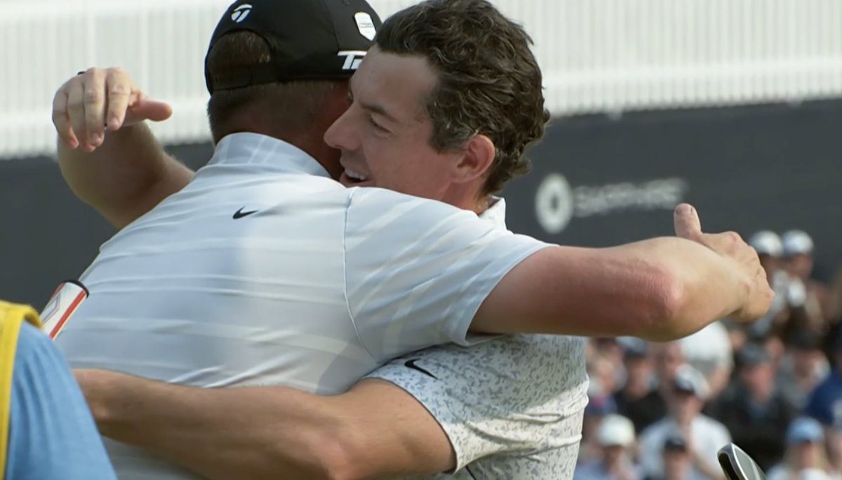 GOLF_com's tweet photo. "Rory was awesome. Everyone was awesome. Cheers to the 29,000 PGA professionals in the world. This was for you guys."

Class act. https://t.co/87HIG6DbmV