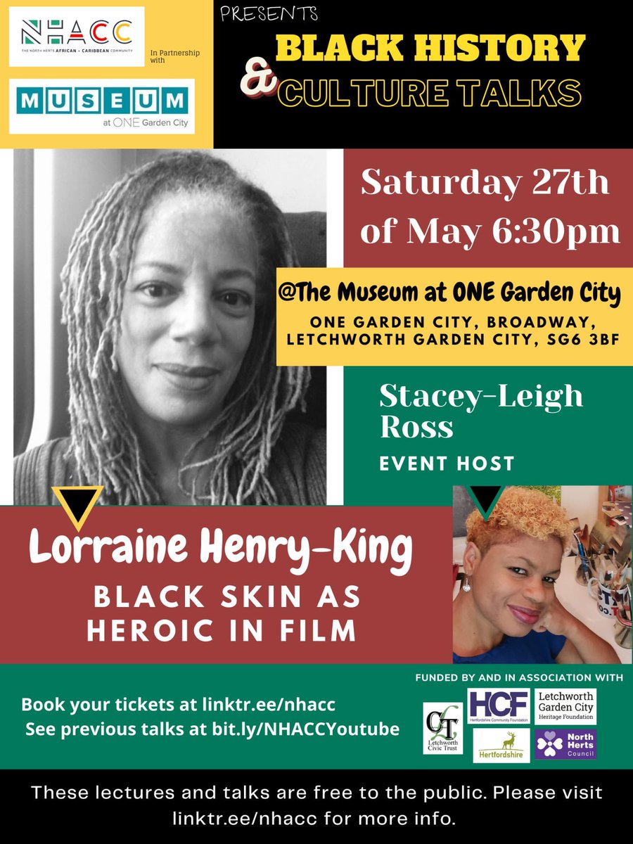 Brilliant FREE Black History & Culture Talk arranged by @nhacc_uk and hosted here @MuseumOne *this coming Saturday* book tickets at linktr.ee/nhacc - running alongside our @Aimuseums @HeritageFundUK funded project ‘Forging A Family’ with Letchworth Caribbean Harmony Group