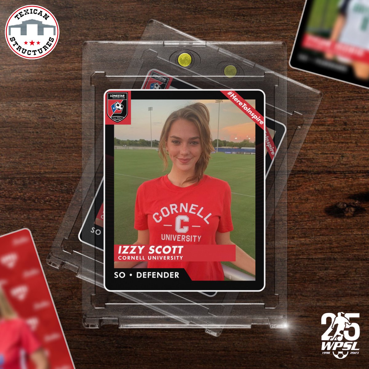 LonestarSC's tweet photo. ROSTER RELEASE RADAR🚨
Welcome Lonestar Alum Izzy Scott, who is currently playing @CornellWSoccer
#WeAreLonestar #HereToInspire #HerGame #TexicanStructures https://t.co/dRawBDhexJ