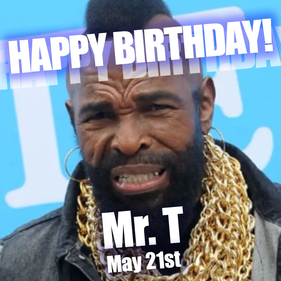 A big shoutout and happy birthday to Chicago\s very own Mr. T!!!   