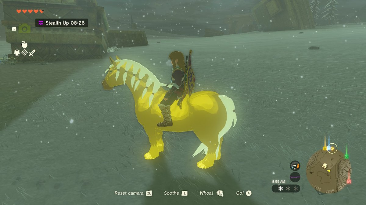 TrendingGames23's tweet photo. Zelda's golden horse #zelda #ZeldaTOTK #ZeldaTearsOfTheKingdom #totk https://t.co/rlVCAOzWlu