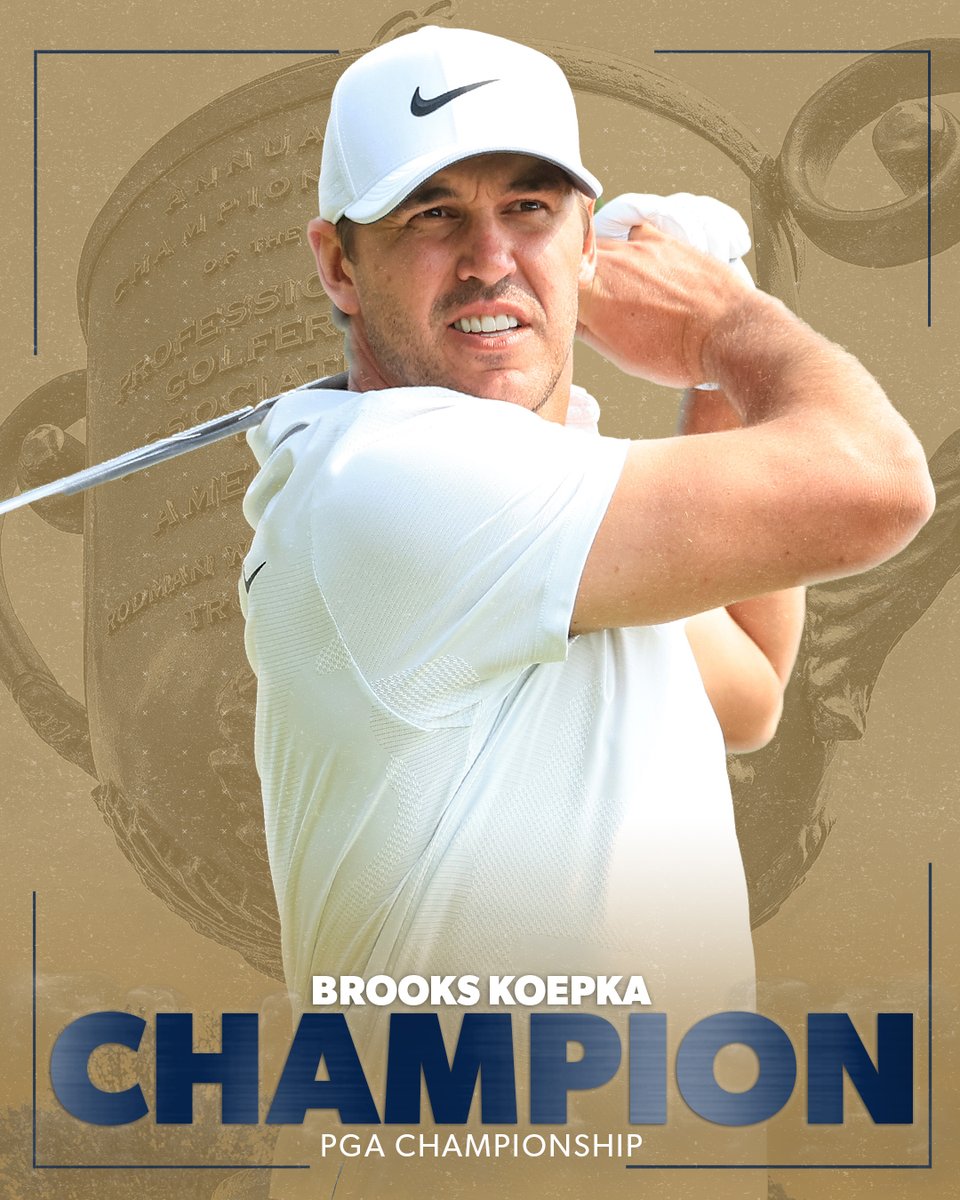 Brooks Koepka has won his third PGA Championship.