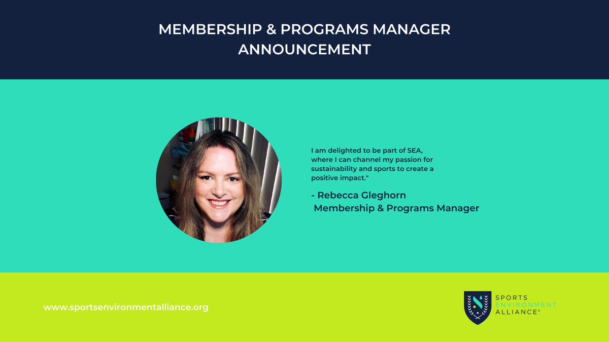 SEA_theChange's tweet photo. 📣 We are delighted to welcome Rebecca Gleghorn as our new Membership & Programs Manager!
With over 25 years of professional experience in the recycling, government, tertiary, and arts sectors, Rebecca brings a wealth of knowledge and skills to the #SEAteam.🎉
#NoPlanetNoPlay https://t.co/5qjPh3f4jf
